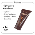 Bold Care Vibe - Natural Personal Lubricant for Men and Women - Premium Chocolate Flavour - Water Based Lube - Skin Friendly, Silicone and Paraben Free - No Side Effects - 100 ml