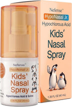 Kids Nasal Spray - HypoNasal Junior, Doctor Approved Hypochlorous Acid Antimicrobial Spray Cleanses Irritants Causing Childhood Congestion Inflammation Allergies and Irritation, Opens Airways