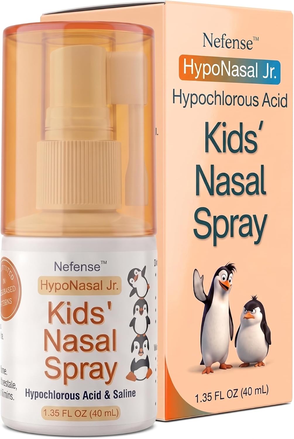 Kids Nasal Spray - HypoNasal Junior, Doctor Approved Hypochlorous Acid Antimicrobial Spray Cleanses Irritants Causing Childhood Congestion Inflammation Allergies and Irritation, Opens Airways