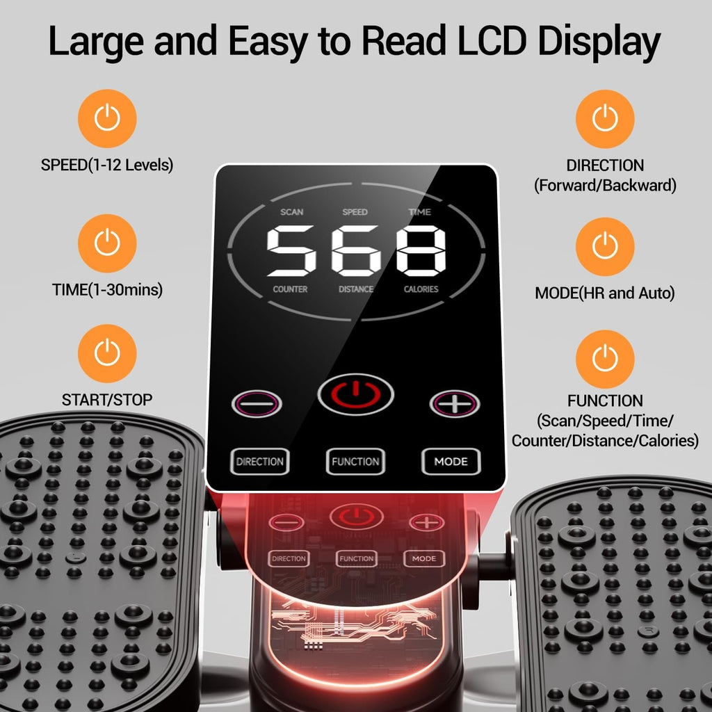 Under Desk Elliptical Machine Seated Pedal Exerciser