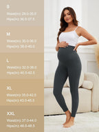 SEVEGO Tall Women's 32/34/36 Inseam Maternity Leggings Over The Belly Pregnancy Yoga Pants Workout Active Wear