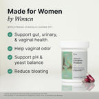 Evvy Women's 3-in-1 Probiotic Gut, Urinary & Vaginal Health | 30 Day Supply