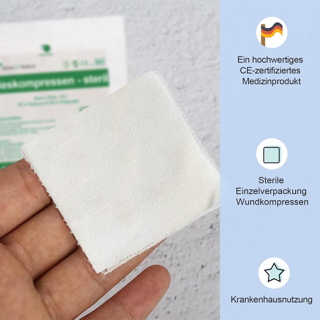 Wound Dressings and Gauze Sterile 10 cm 50 pieces