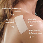 ScarAway Scar Fabric Sheets, Medical Grade Silicone, 1.5x3in, 8 Ct