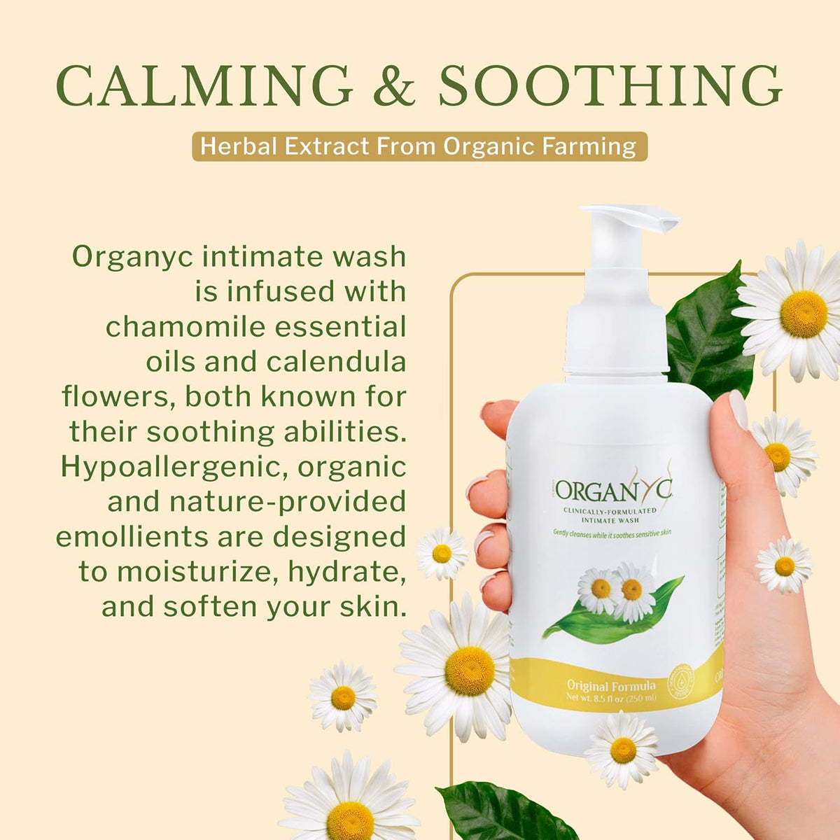 Organyc Intimate Cleansers 250 ml