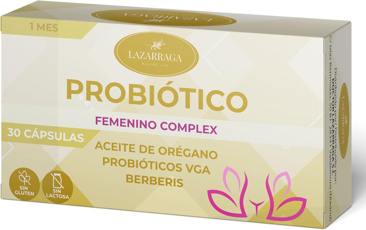 Intimate Flora Woman Probiotics | 30 Capsules | Vaginal Care | VGA Probiotics, Oregano Oil and Berberine | Candidiasis Treatment Woman | Bacterial Vaginosis | Candida