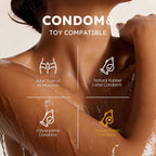 pH Balanced Water-Based Lube Without Glycerin & Parabens, Hydrating Personal Lubricant for Men, Women & Couples Vaginal & Anal Sex, Long-Lasting & Ultra Smooth Lubricants for Privacy and Toys