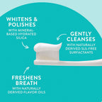 Native Fluoride Free Toothpaste, Whitening - for Adult, Kids 2+ Oral Care - Wild Mint & Peppermint Oil Flavor, 4.1oz (Pack of 3)