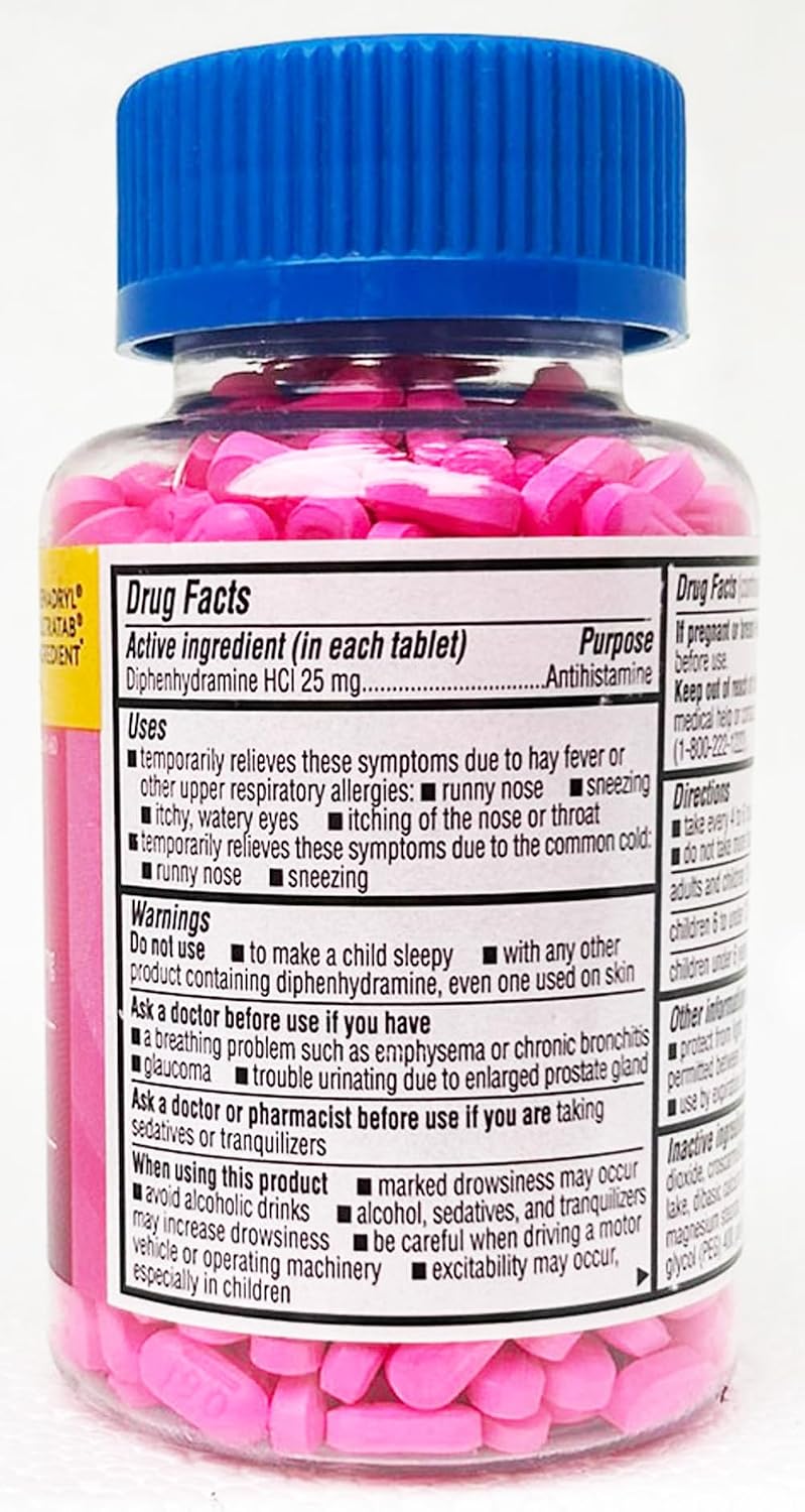 Member's Mark 25 mg Diphenhydramine Allergy (600 Count)