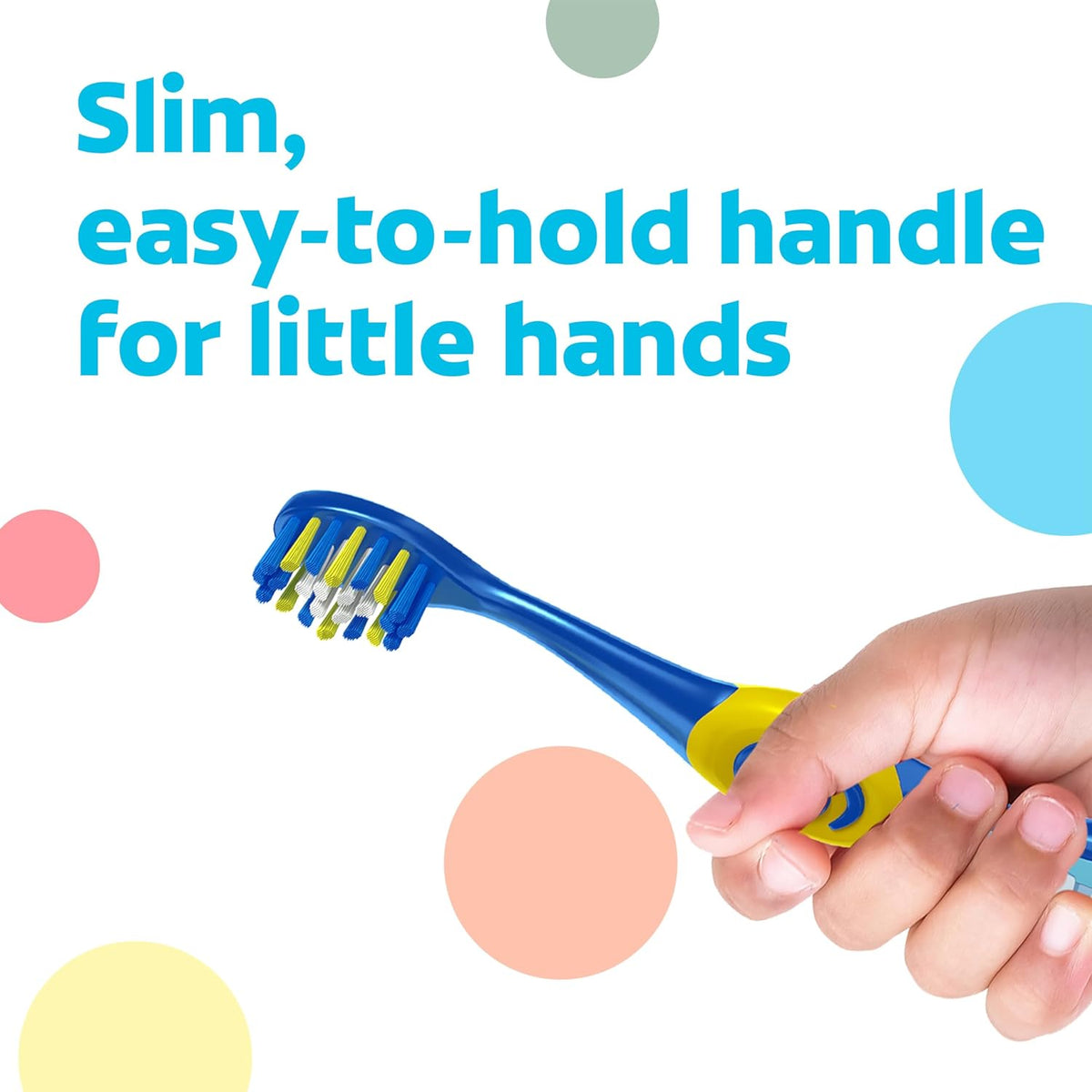 Colgate Kids Bluey Toothbrush, Extra Soft, 2 Pack | For Children Ages 2 and Up, Kids Toothbrush Pack, Built In Suction Cup for Easy Upright Storage, Extra Soft Bristles