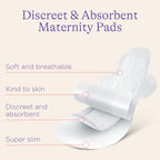 Lansinoh Postpartum Maxi Pads Bundle, 40 Count, Heavy Absorbency Overnight Pads with Wings, Includes 2 Sizes for Extra Protection, Postpartum Essentials