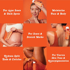 Bio-Oil Skincare Body Oil Serum for Scars and Stretch Marks, Face and Body Moisturizer with Vitamin E & A for Sensitive Dry Skin, Dermatologist Recommended, Non-Comedogenic, 2 oz, Case of 24