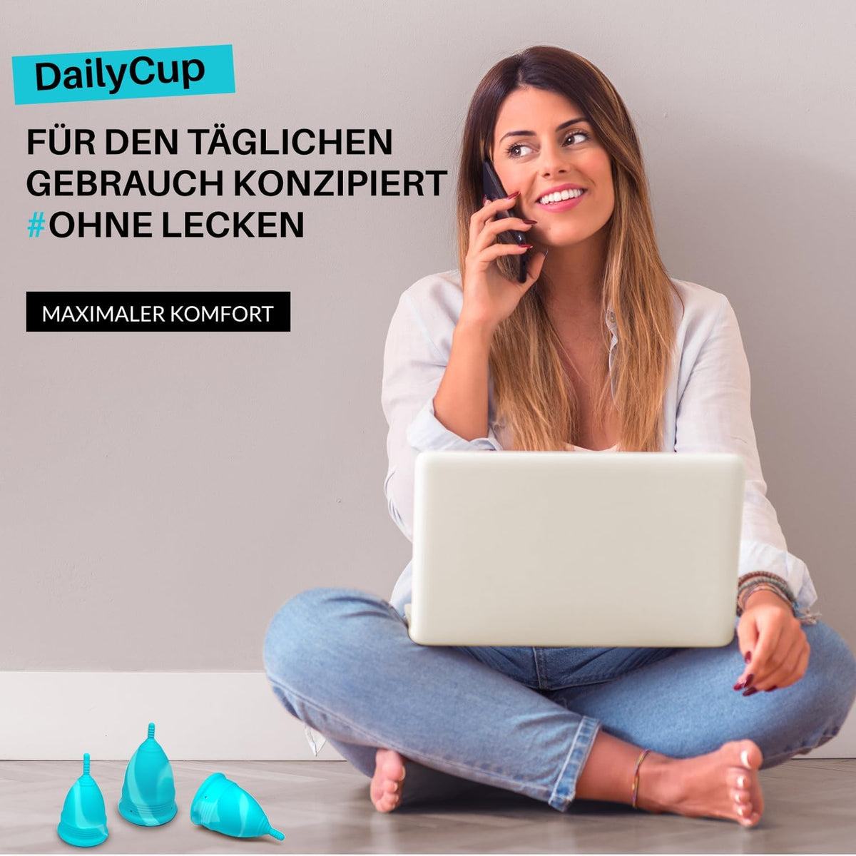 Daily Menstrual Cups and Discs Sterile