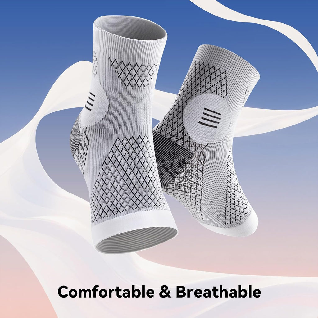 3 Pairs Neuropathy Socks for Women & Men, Toeless Compression Socks