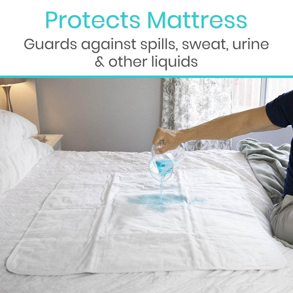 Salma's Tinytots Quick Dry, Leak Proof Incontinence underpads for Adults, Reusable Underpad,Washable Incontinence Bed Pad, Mattress Protector Or Bed Protector for Baby, Adults, Patients(34*36inches)