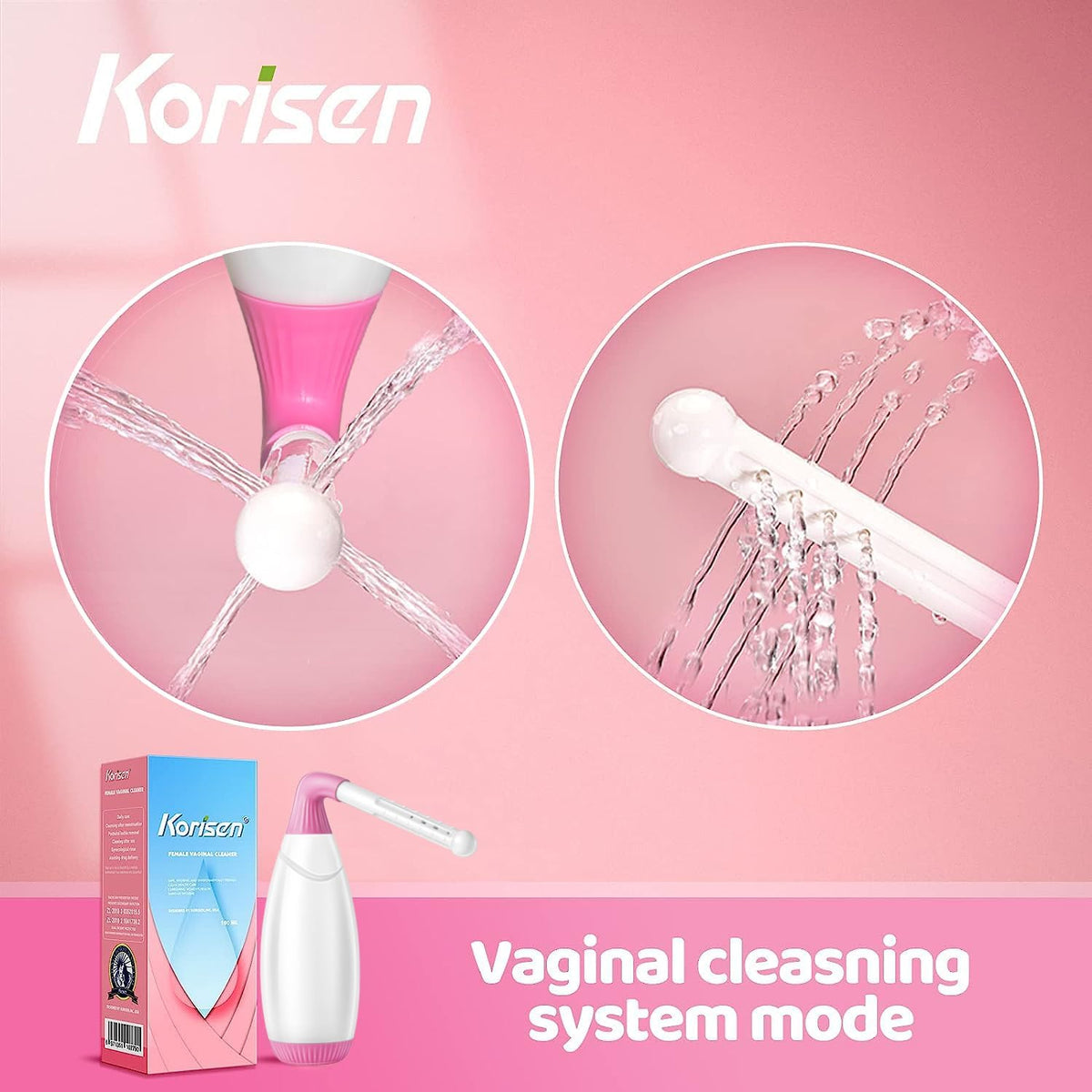 Multifunctional Vaginal Shower Bottle for Women, Reversible Peri Bottle, Ideal for Intimate and Postpartum Care, Travel Size, for Intimate Hygiene