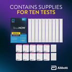 BinaxNOW COVID-19 Antigen Self Test, 1 Pack, 10 Tests Total, COVID Test With 15-Minute Results Without Sending to a Lab, Easy to Use at Home