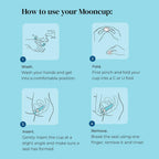 Mooncup® Original Silicone Menstrual Cup, Reusable, Ultra Soft and Easy Placement, Ideal for Abundant Flows, Size B, Under 30 Years (Pack of 1)