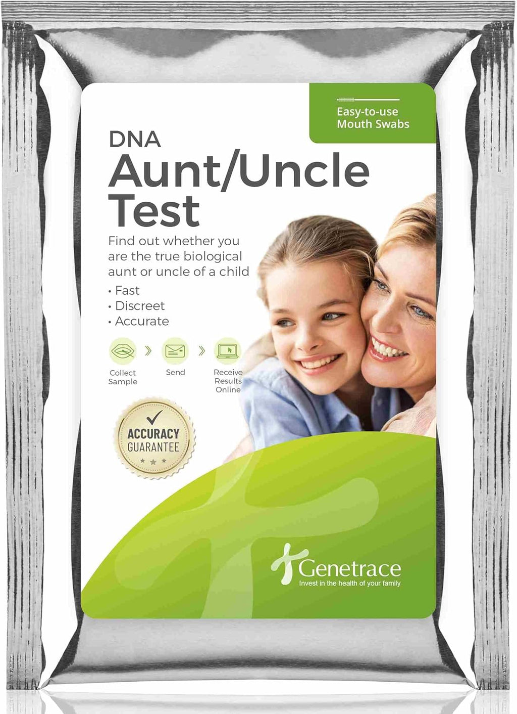 Genetrace DNA Aunt/Uncle Test Genetic Test Kits