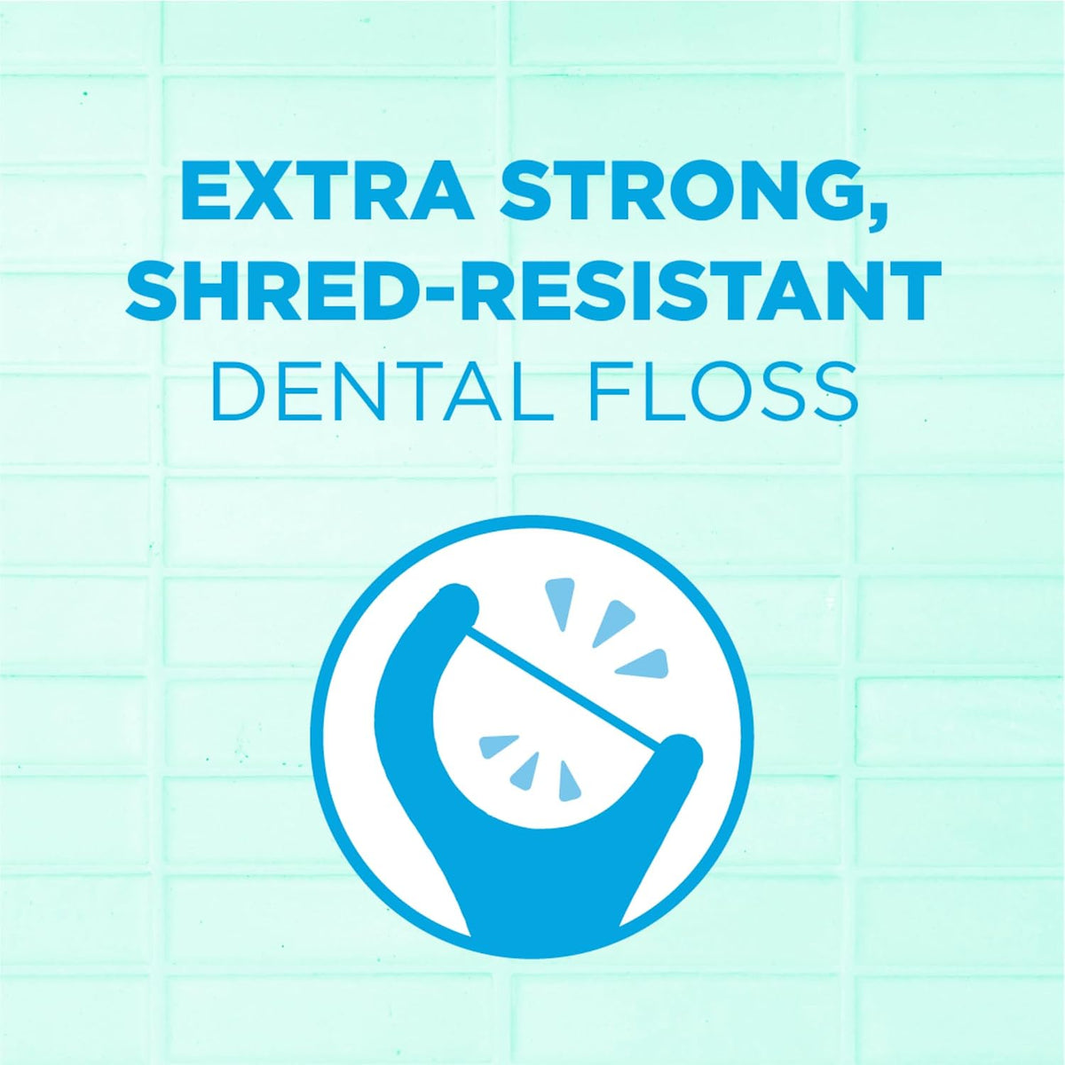 GUM Advanced Care Dental Floss Picks, Fresh Mint Flavor 150 Count | Vitamin E and fluoride coating, Strong, Shred-resistant floss, Control grip handle, Fine-tip dental pick, Travel-ready