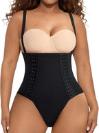 Nebility Tummy Control Shapewear for Women Post Surgery Compression Garment Postpartum Body Shaper with Removable Straps