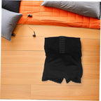 PLAFOPE Postpartum Tummy Control Shorts for Women High Waisted Compression Knickers with Adjustable Button Belly Binder and Butt Lifting Design for Hip Support Black