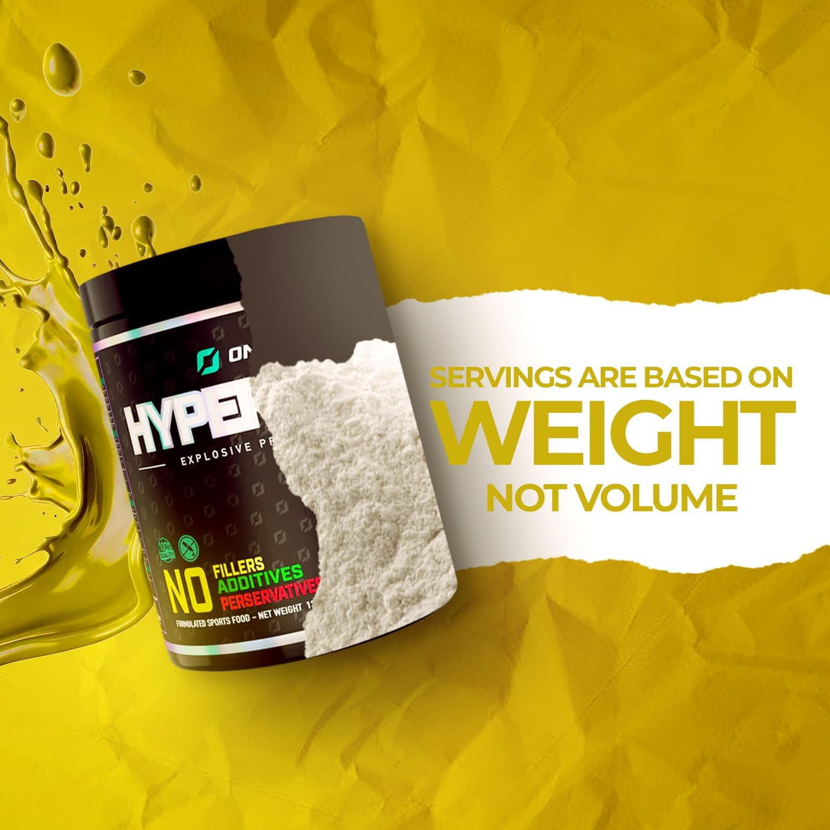 Onest Hyperload Pre Workout Supplements 387.5g | 25 Servings Workout Powder for Men & Women | Enhances Muscle Power & Energy | Caffeine, L-Citrulline Malate, Alanine, L-Theanine Sports Drink Powder (Hyperload, Summer Twist)