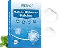 30ct Clear Motion Sickness Patches Non Drowsy, Travel Essentials | Waterproof Sea Sickness Patches Behind Ear for Cruise, Car, Airplane, Invisible Clear Color, Fast Acting & Long Last 72H