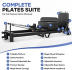 UltraStudio Foldable Pilates Reformer Aluminum Pilates Machine