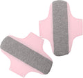 2Pcs Leakproof Postpartum Maternity Pads Washable Cotton Liners Breathable Absorbent Sanitary Napkins for Overnight Postnatal Female Incontinence