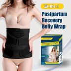 3 in 1 Postpartum Belly Wrap Recovery Band Belt Abdominal Binder | Postpartum Belly Band, Belly Binder Post Partum, Post Surgery Pregnancy Belly Support Band Recovery Belly/waist/pelvis (L)
