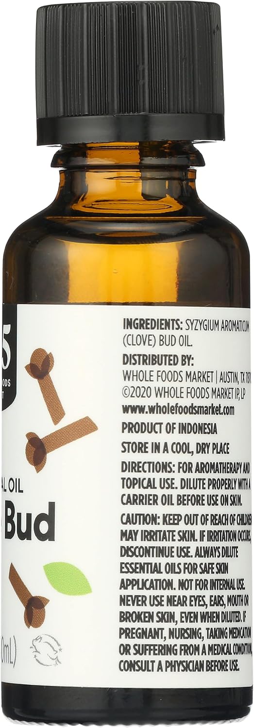 365 by Whole Foods Market, 100% Essential Oil Clove Bud, 1 Ounce