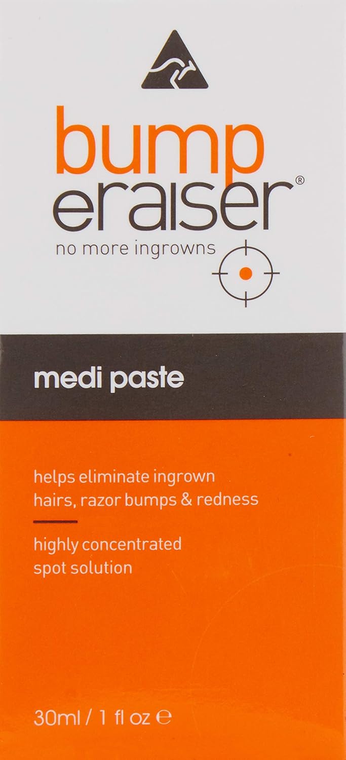 Bump eRaiser Medi Paste 30ml – Targeted Spot Care for Ingrown Hairs, Pimples, Razor Bumps and Razor Burns