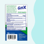 Gas-X Extra Strength Chewable Tablets, Gas Relief, Cherry, 72 Count | Simethicone 125mg Extra Strength Chewable Tablets, Fast Gas and Bloating Relief, GLP-1 Support