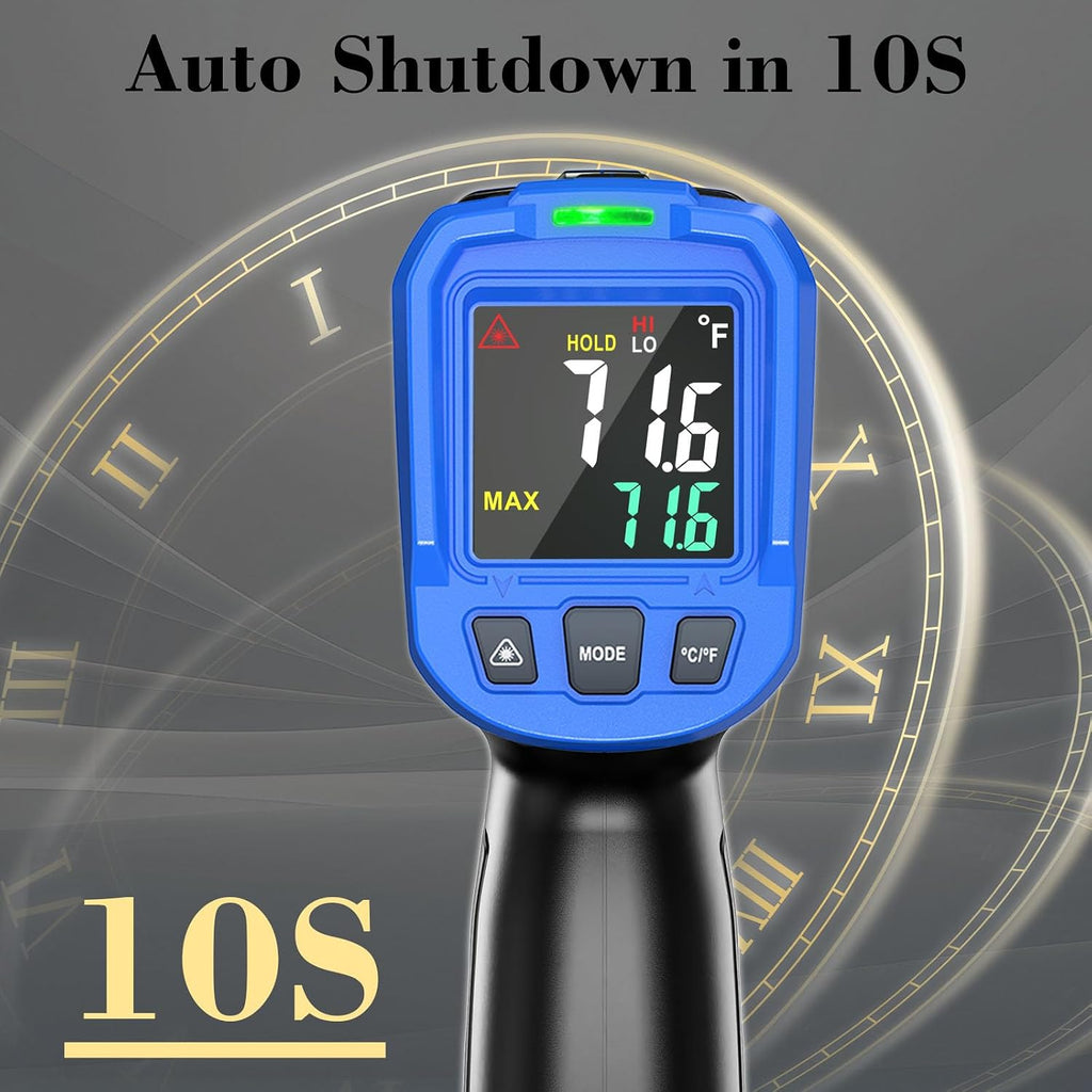 FKM Infrared Thermometer Gun -58°F~1112°F,Non Contact Laser Thermometer Gun