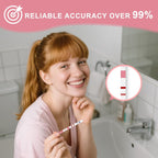 Pregnancy Test Strips with Urine Cups, hCG Detection Home Pregnancy Tests, Sensitive & Over 99% Accurate, 20 Count Individually Wrapped, Rapid hCG Test Strips, 5mm Wider 25mIU/mL
