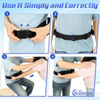 Gait Belt for Seniors, Transfer Belt with 7 Handles