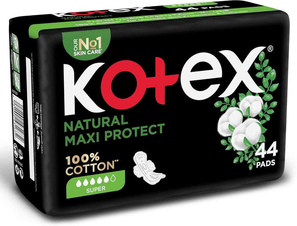 Kotex Sanitary Pads 100% Cotton With Wings