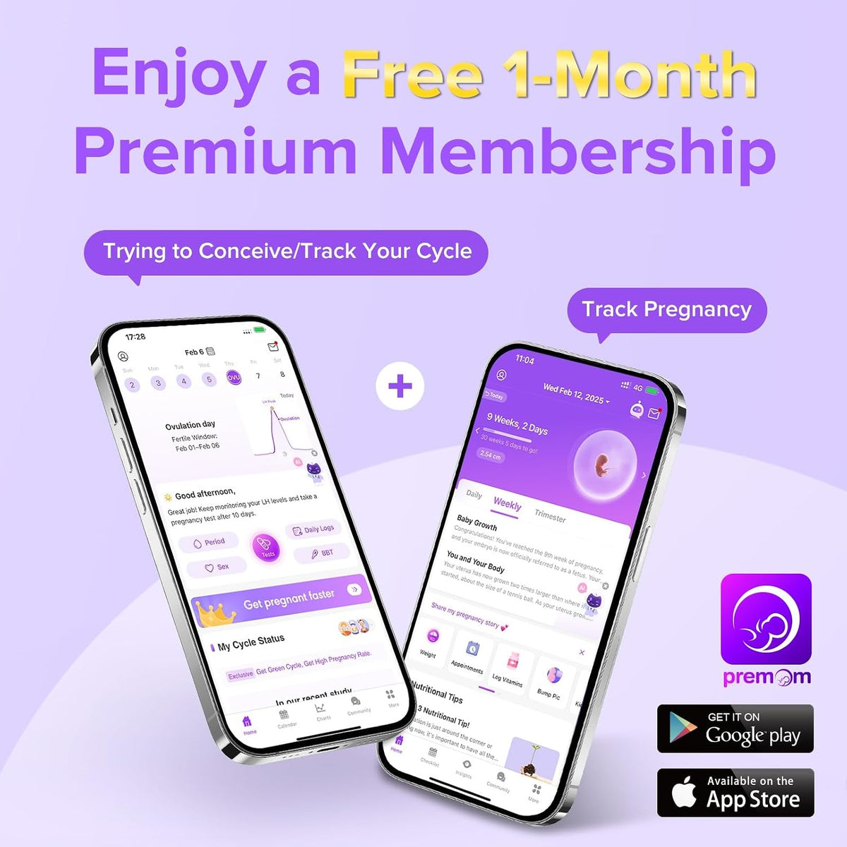 Premom Quantitative Ovulation Predictor Kit for Women