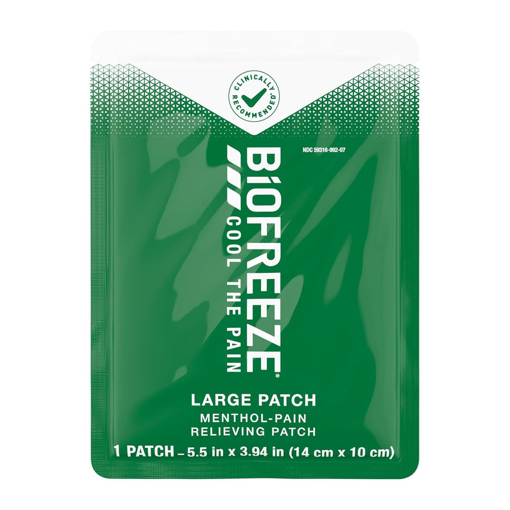 Biofreeze Pain Relief Patch, Large, 5 Patches