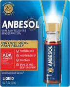 Anbesol Maximum Strength Liquid Oral Pain Reliever, 0.41 fl oz