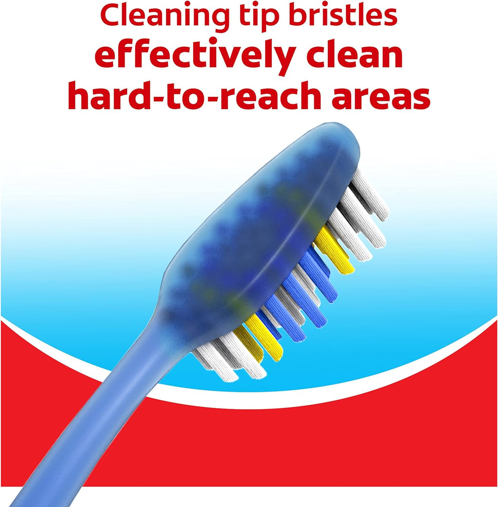 Colgate Extra Clean Full Head Toothbrush, Soft, 6 Pack | Soft Bristles, Full Head Design, Everyday Cleaning, Easy Grip Handle, Bulk Toothbrush Pack