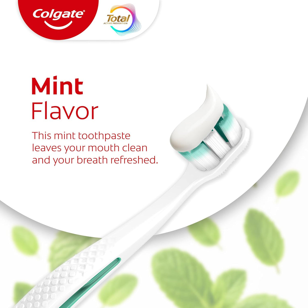 Colgate Total Whitening Toothpaste with Fluoride, Bulk 4 Pack, 5.1 oz | Mint Flavor, Anticavity, Antigingivitis, Antisensitivity Toothpaste, Helps Remove Stains, Fights Bacteria