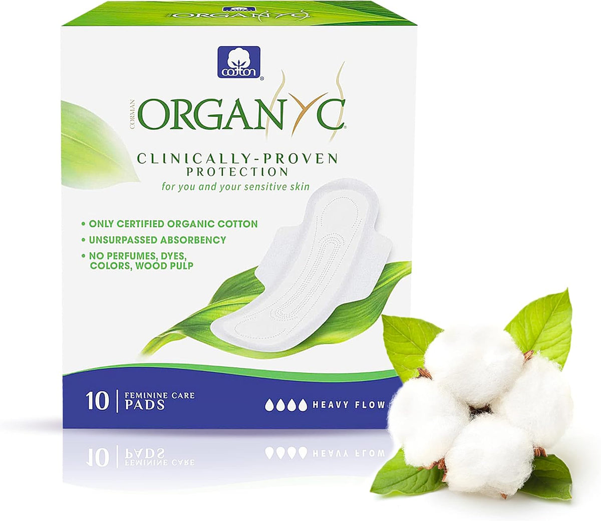 Organyc Sanitary Pads Organic Overnight