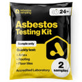 Asbestos Sample Kit (2 Samples) Includes 24 Hour Lab Test Fee, Instructions, Return Shipping