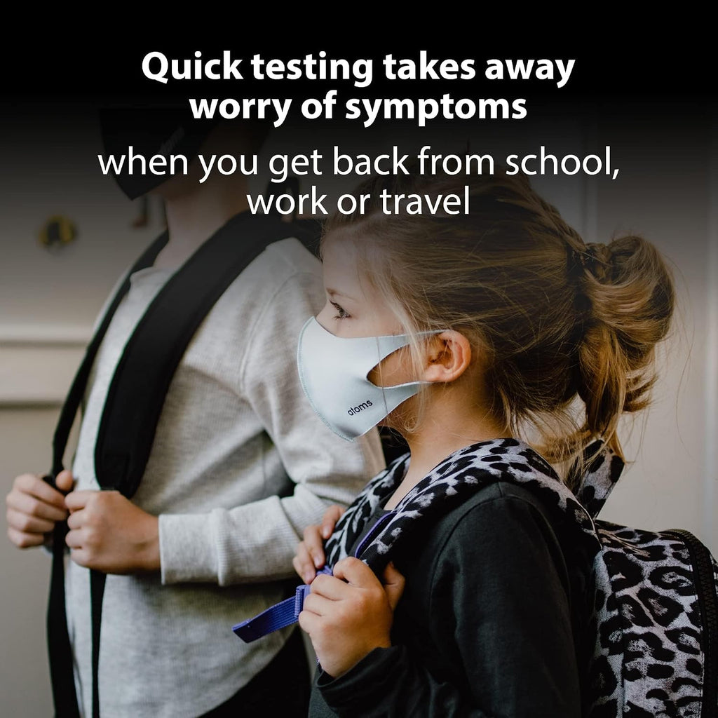 iHealth COVID-19 Antigen Rapid Home Test, 5 Tests, FDA Authorized OTC | at-Home Self Covid Test, Results in 15 Minutes with Non-invasive Nasal Swab, for ages 2 and up, easy to use