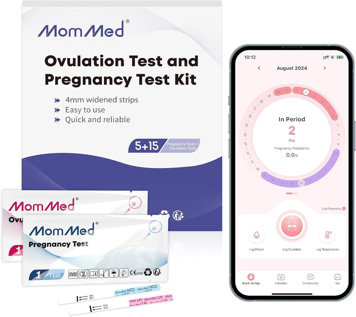 MomMed 15 Pregnancy Test Kits 20 pieces