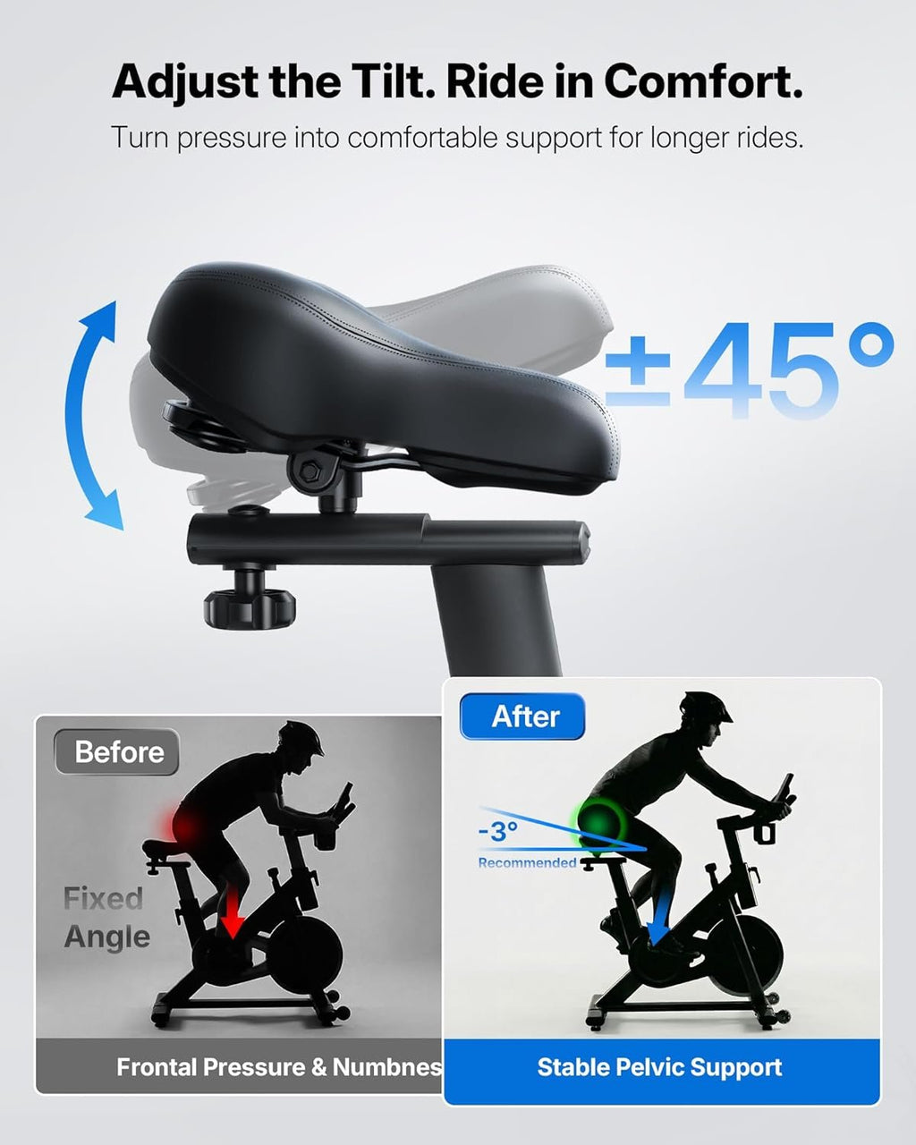 MERACH Exercise Bike, Magnetic Friction Stationary Bike with Brake Pad | Low Noise Indoor Cycling Bike with Exclusive App, 300lbs Weight Capacity, Tablet Mount and Fitness Courses for Weight Loss