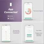 Elvie - App Controlled Women's Pelvic Floor Trainer, Smart Kegel Exerciser - Body Safe Muscle Strengthener Equipment