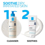 La Roche-Posay Lipikar Soothing Relief Eczema Cream, Sensitive Skin 6.8oz | Face & body lotion for eczema, dry, sensitive skin with colloidal oatmeal. Soothes and relieves irritation.